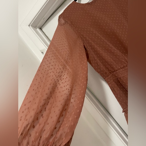 Express Dress Long Sleeve Tiered Ruffle Dress - Picture 2 of 5